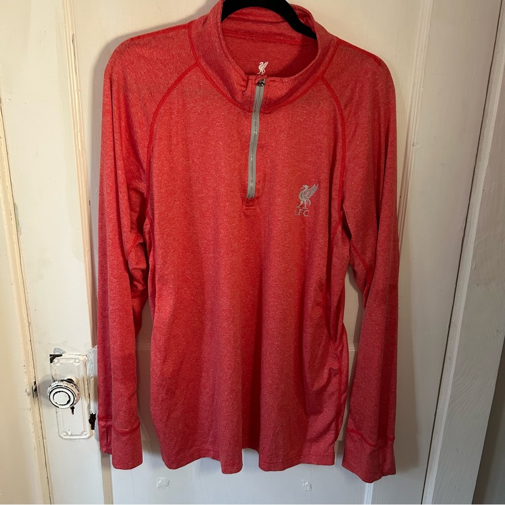 Liverpool FC Red Quarter-Zip Pullover